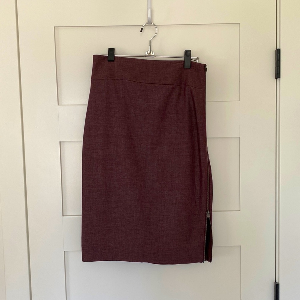 Maroon Express Pencil Skirt Size 6
